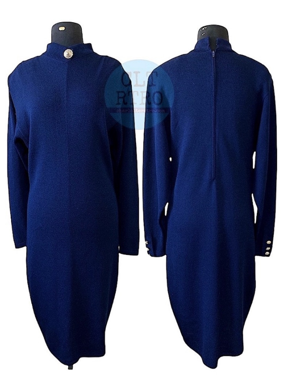 vtg St. John • Santana Knit Shift Dress